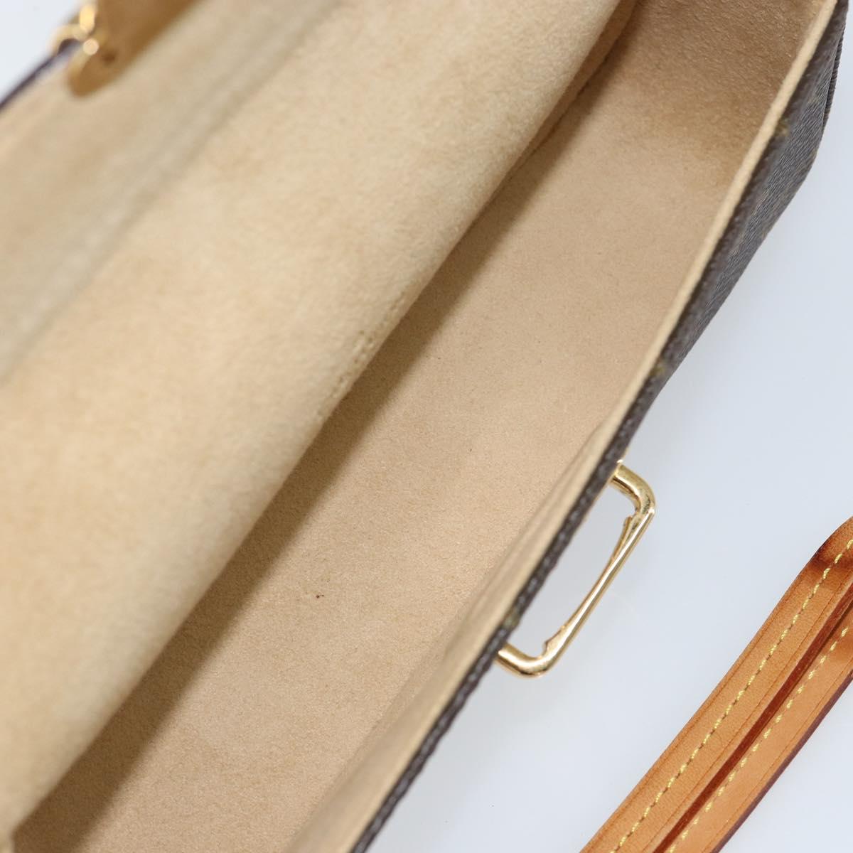 LOUIS VUITTON Monogram Pochette lagoon Glasses Case M60008 LV Auth 148124