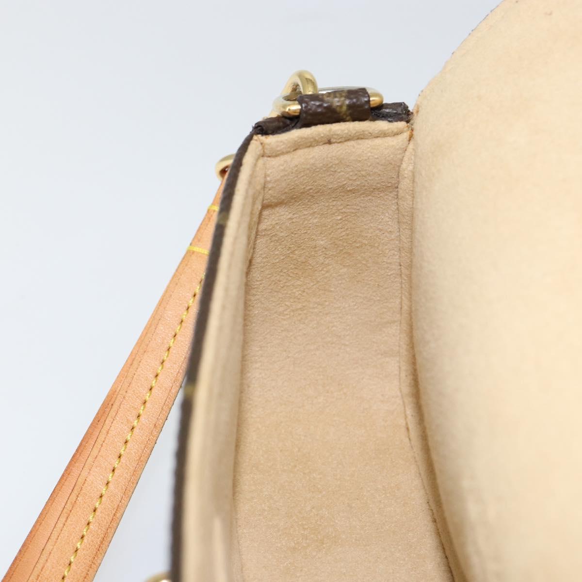 LOUIS VUITTON Monogram Pochette lagoon Glasses Case M60008 LV Auth 148124