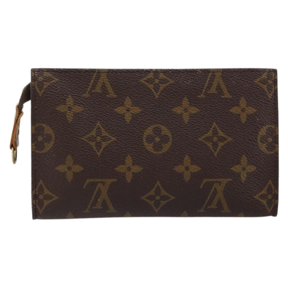 LOUIS VUITTON Monogram Bucket PM Accessory Pouch LV Auth 148125