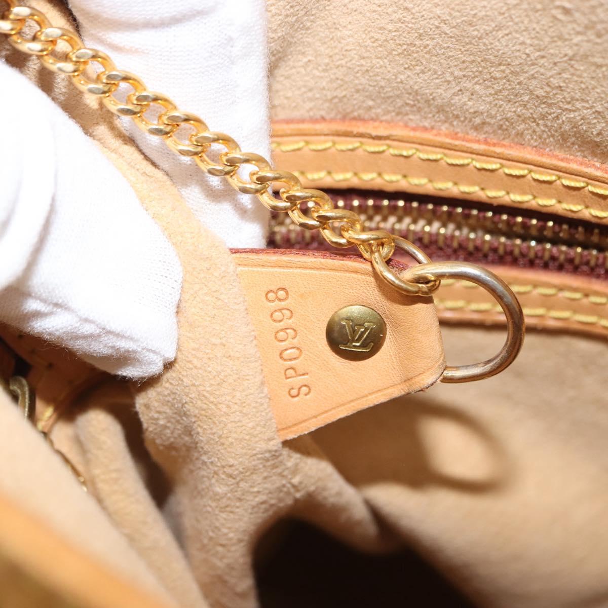 LOUIS VUITTON Nomad Male Ventiem Bag 20th Anniversary Beige M99070 Auth 148127