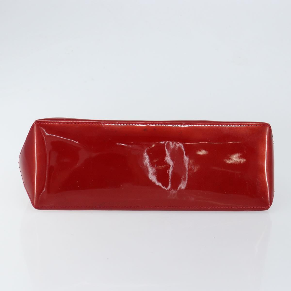 LOUIS VUITTON Monogram Vernis Wilshire PM Bag Pomme D'amour M93642 Auth 148130