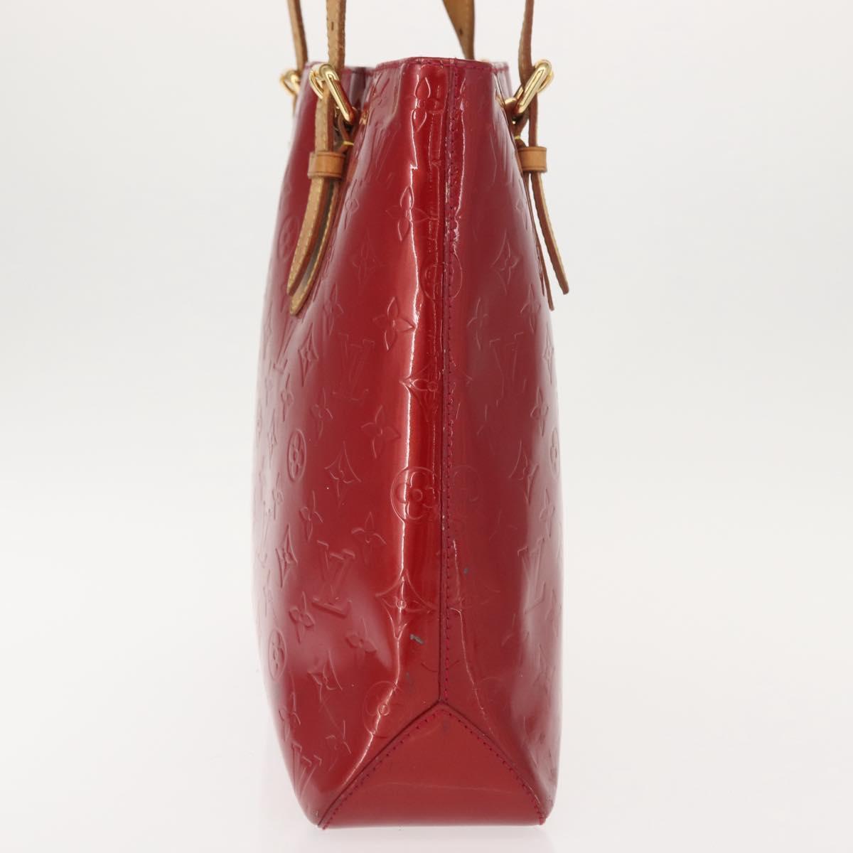 LOUIS VUITTON Monogram Vernis Brentwood Bag Pomme D'amour M91989 LV Auth 148132