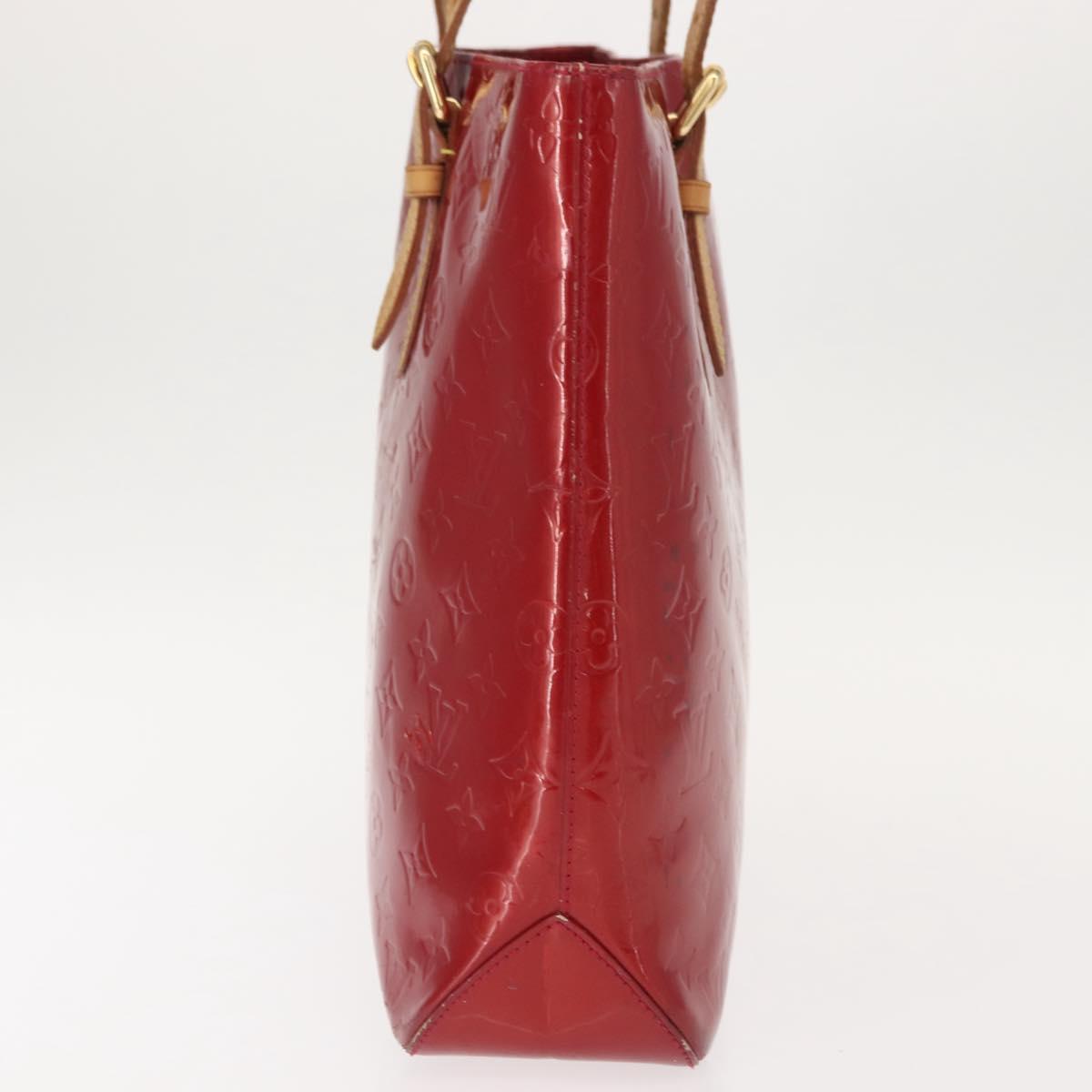 LOUIS VUITTON Monogram Vernis Brentwood Bag Pomme D'amour M91989 LV Auth 148132