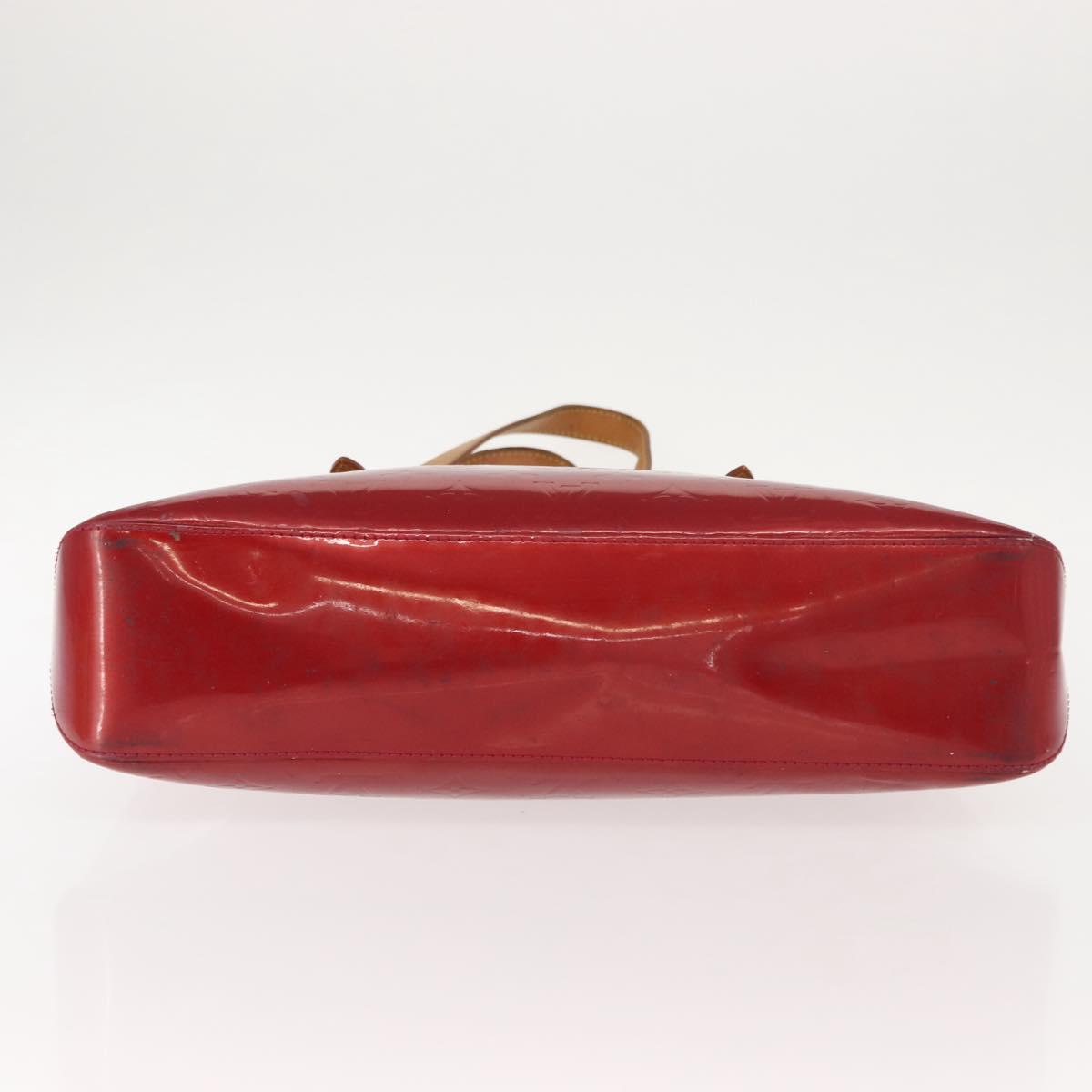 LOUIS VUITTON Monogram Vernis Brentwood Bag Pomme D'amour M91989 LV Auth 148132