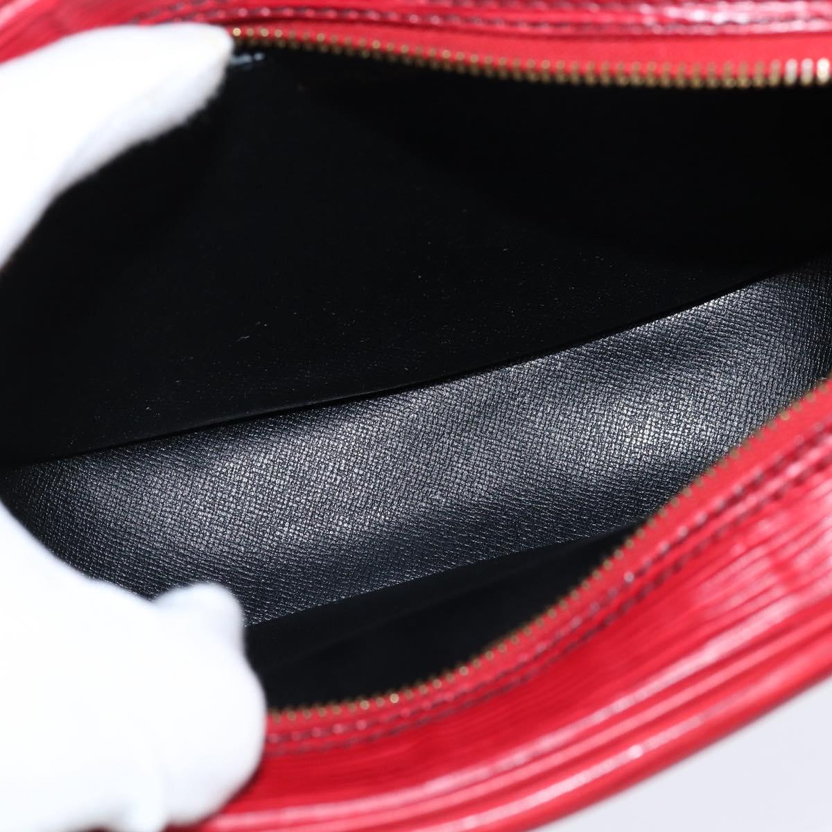 LOUIS VUITTON Epi Jeune Fille MM Shoulder Bag Red M52157 LV Auth 148136