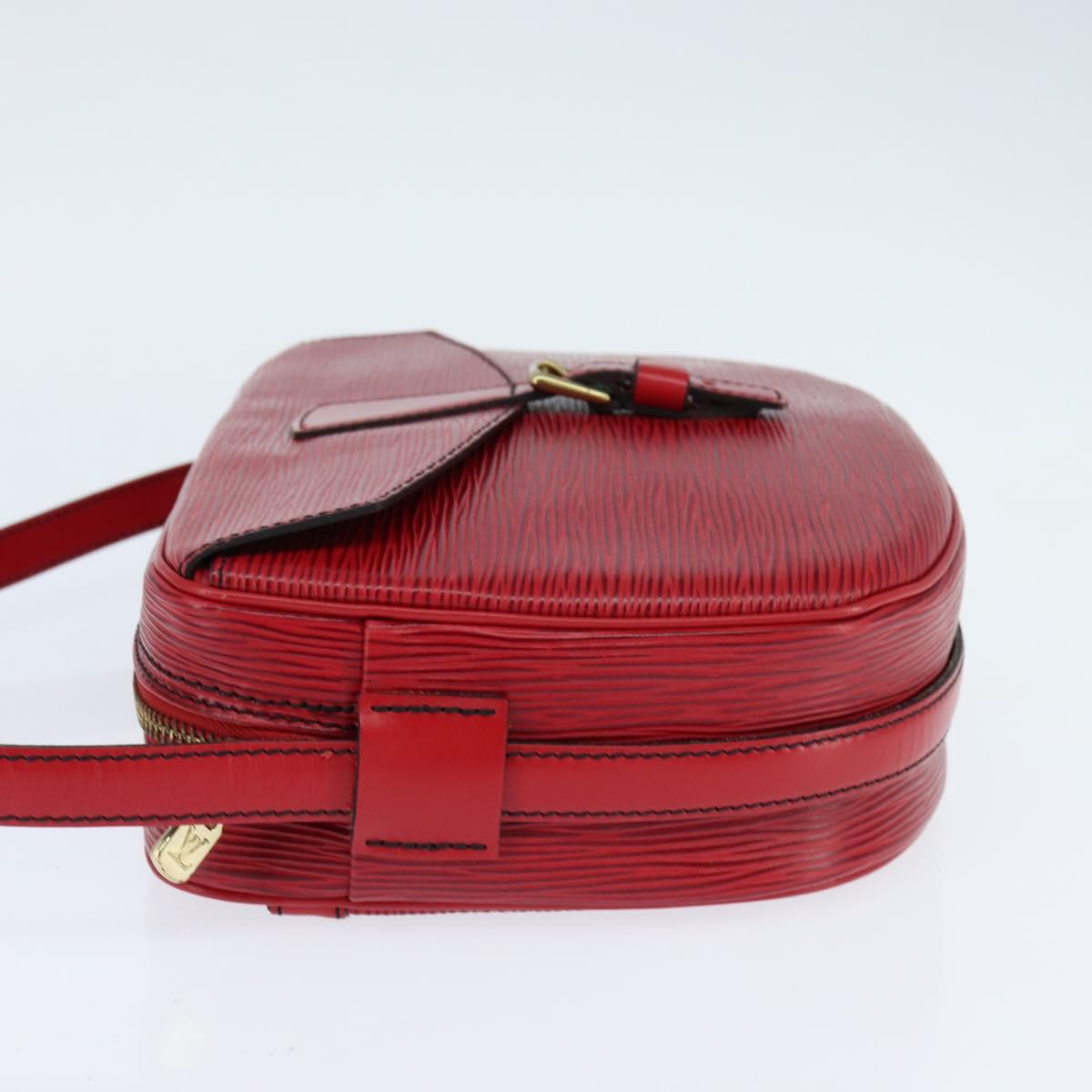 LOUIS VUITTON Epi Jeune Fille MM Shoulder Bag Red M52157 LV Auth 148136