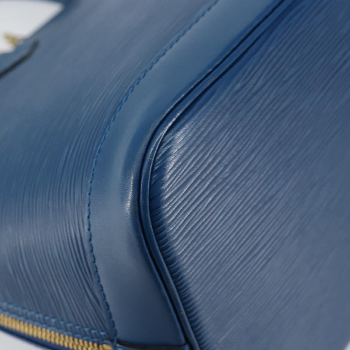 LOUIS VUITTON Epi Alma Hand Bag Toledo Blue M52145 LV Auth 148139