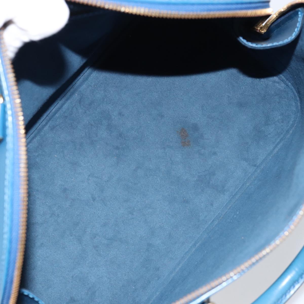 LOUIS VUITTON Epi Alma Hand Bag Toledo Blue M52145 LV Auth 148139
