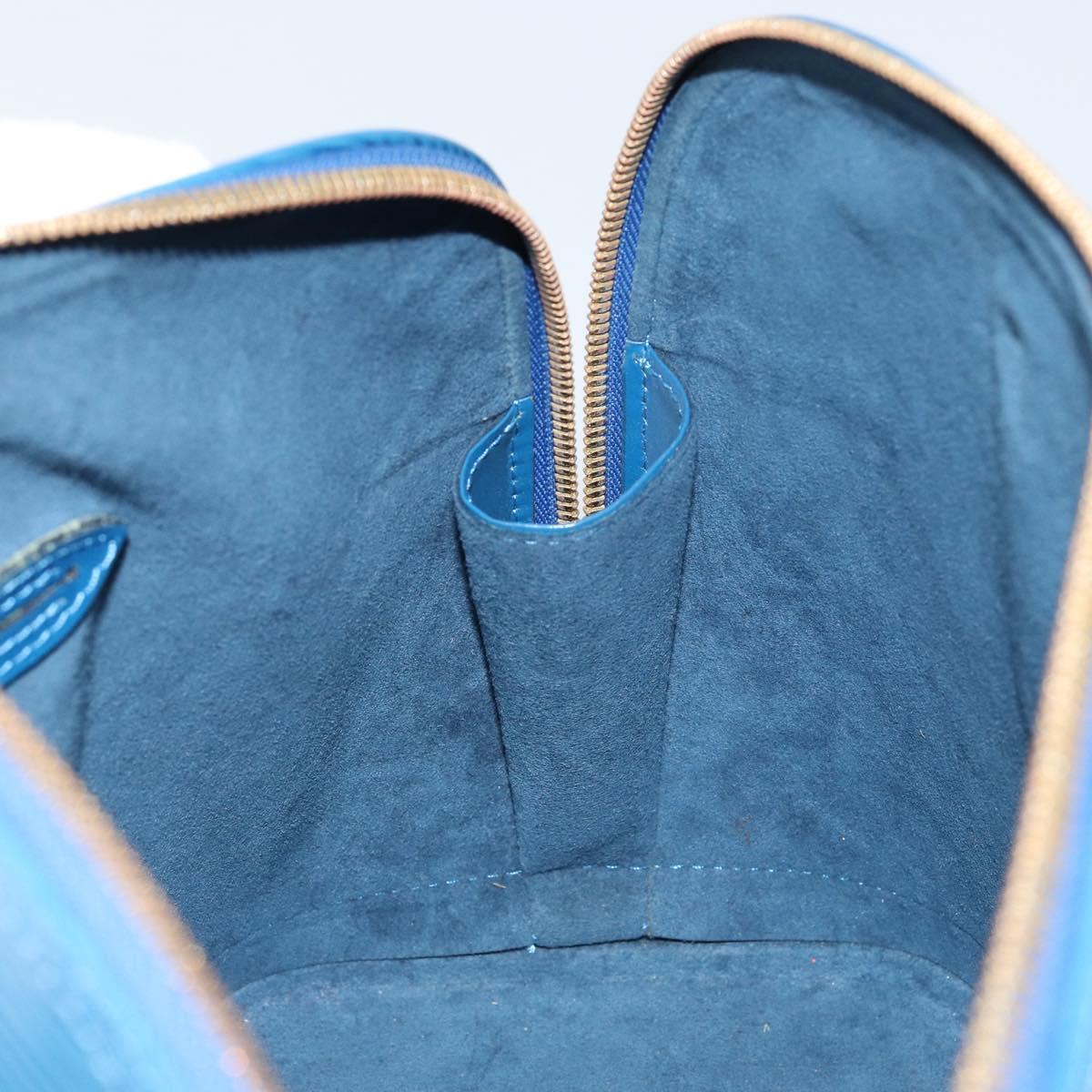 LOUIS VUITTON Epi Alma Hand Bag Toledo Blue M52145 LV Auth 148139