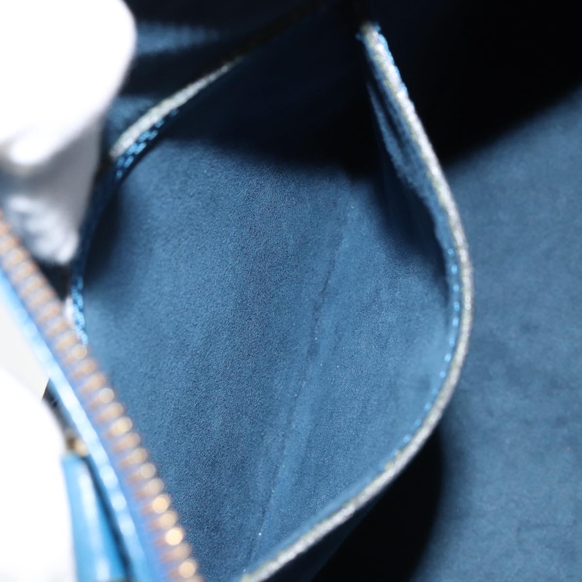 LOUIS VUITTON Epi Alma Hand Bag Toledo Blue M52145 LV Auth 148139