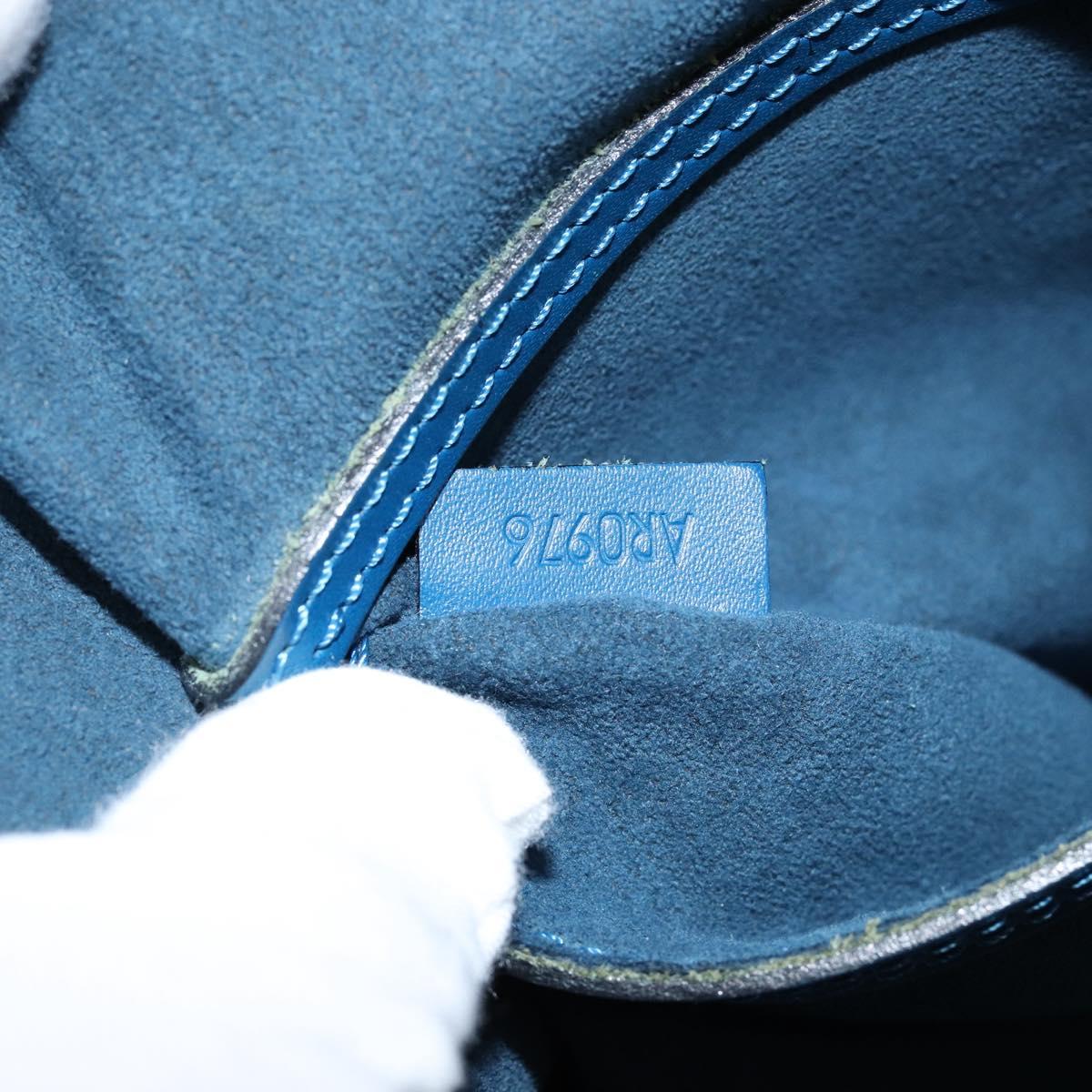 LOUIS VUITTON Epi Alma Hand Bag Toledo Blue M52145 LV Auth 148139