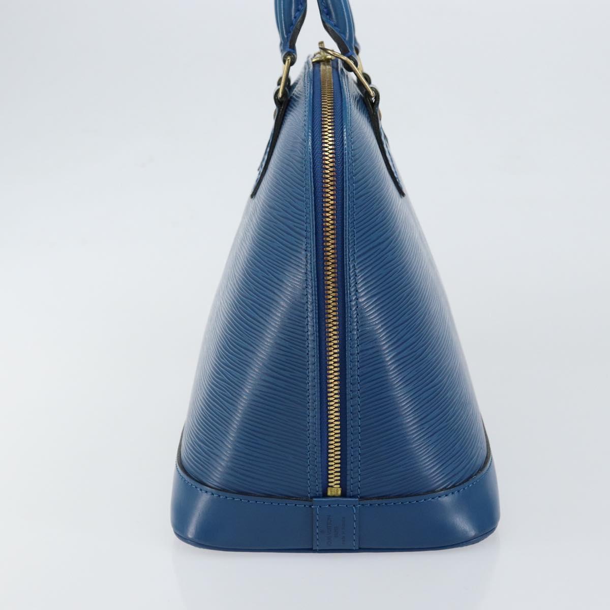 LOUIS VUITTON Epi Alma Hand Bag Toledo Blue M52145 LV Auth 148139