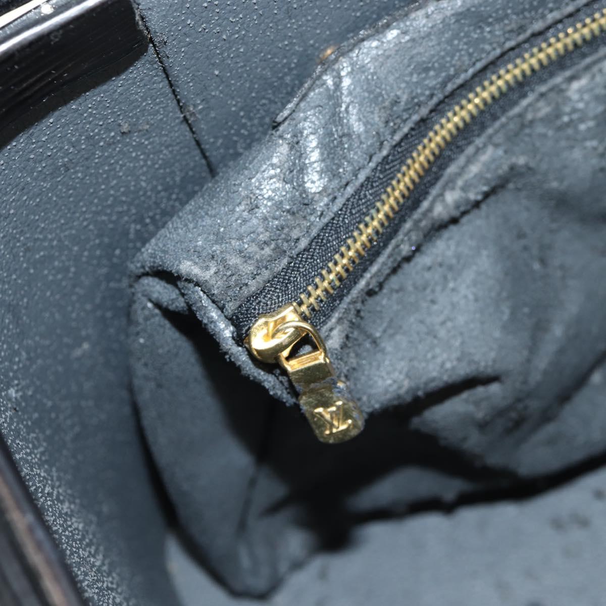 LOUIS VUITTON Vanity Epi Shoulder Bag Black LV Auth 148141A