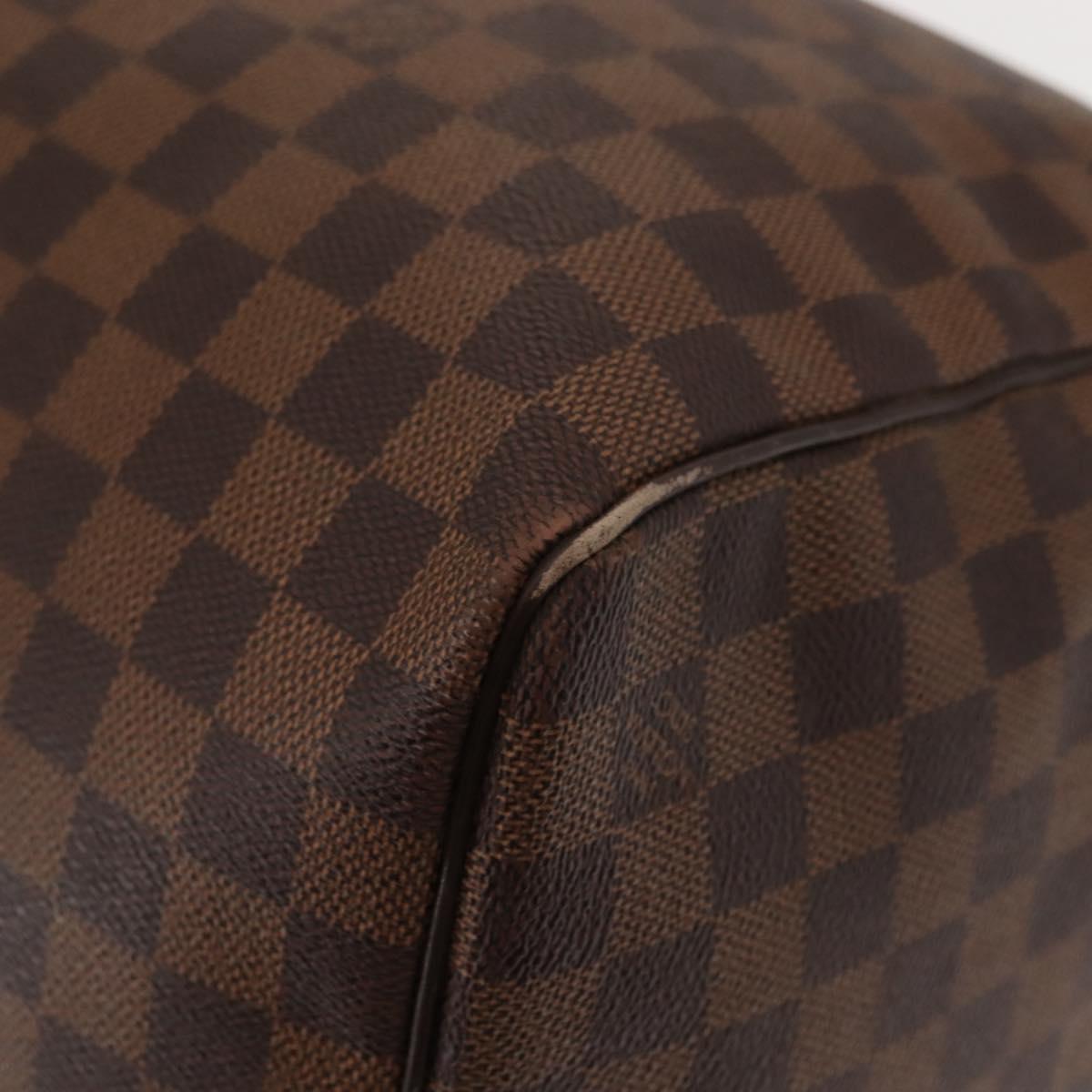 LOUIS VUITTON Damier Ebene Keepall 50 Boston Bag N41427 LV Auth 148143