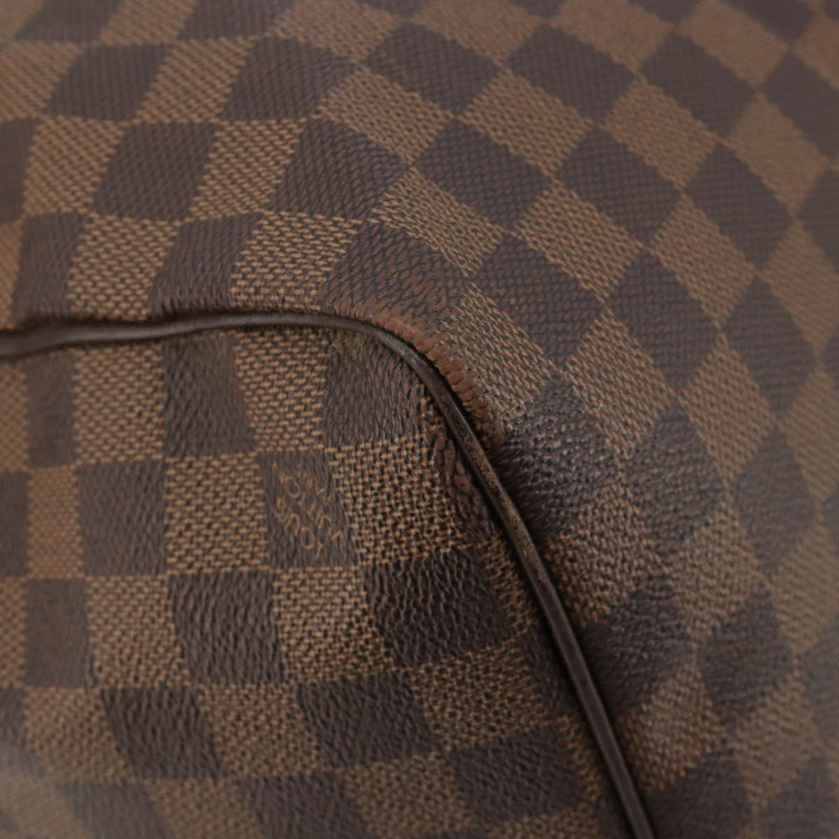 LOUIS VUITTON Damier Ebene Keepall 50 Boston Bag N41427 LV Auth 148143