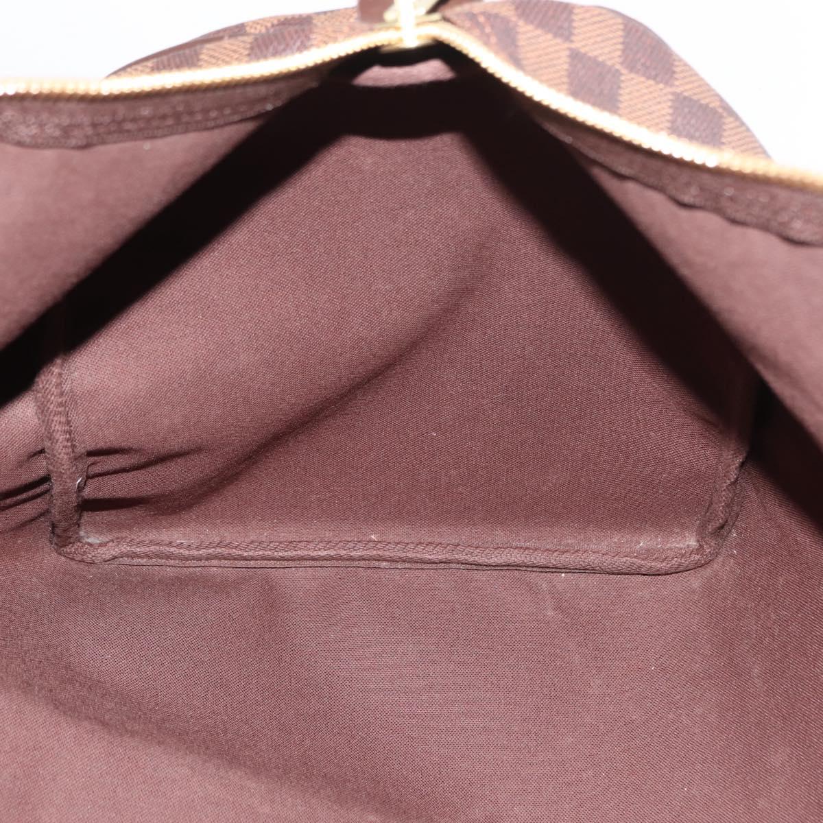 LOUIS VUITTON Damier Ebene Keepall 50 Boston Bag N41427 LV Auth 148143