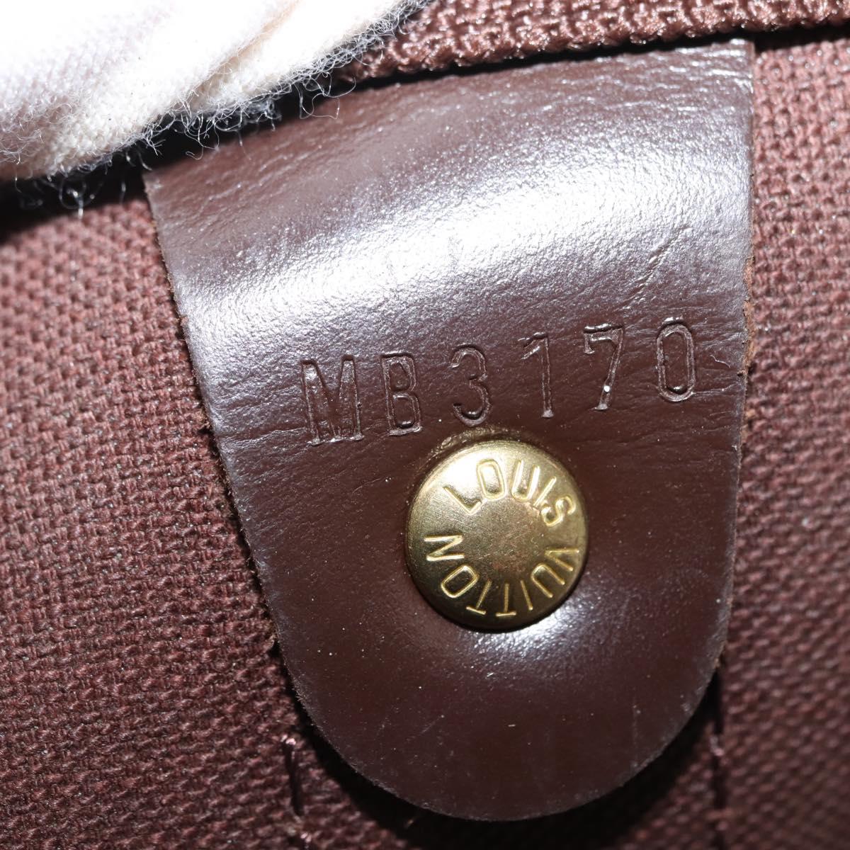 LOUIS VUITTON Damier Ebene Keepall 50 Boston Bag N41427 LV Auth 148143