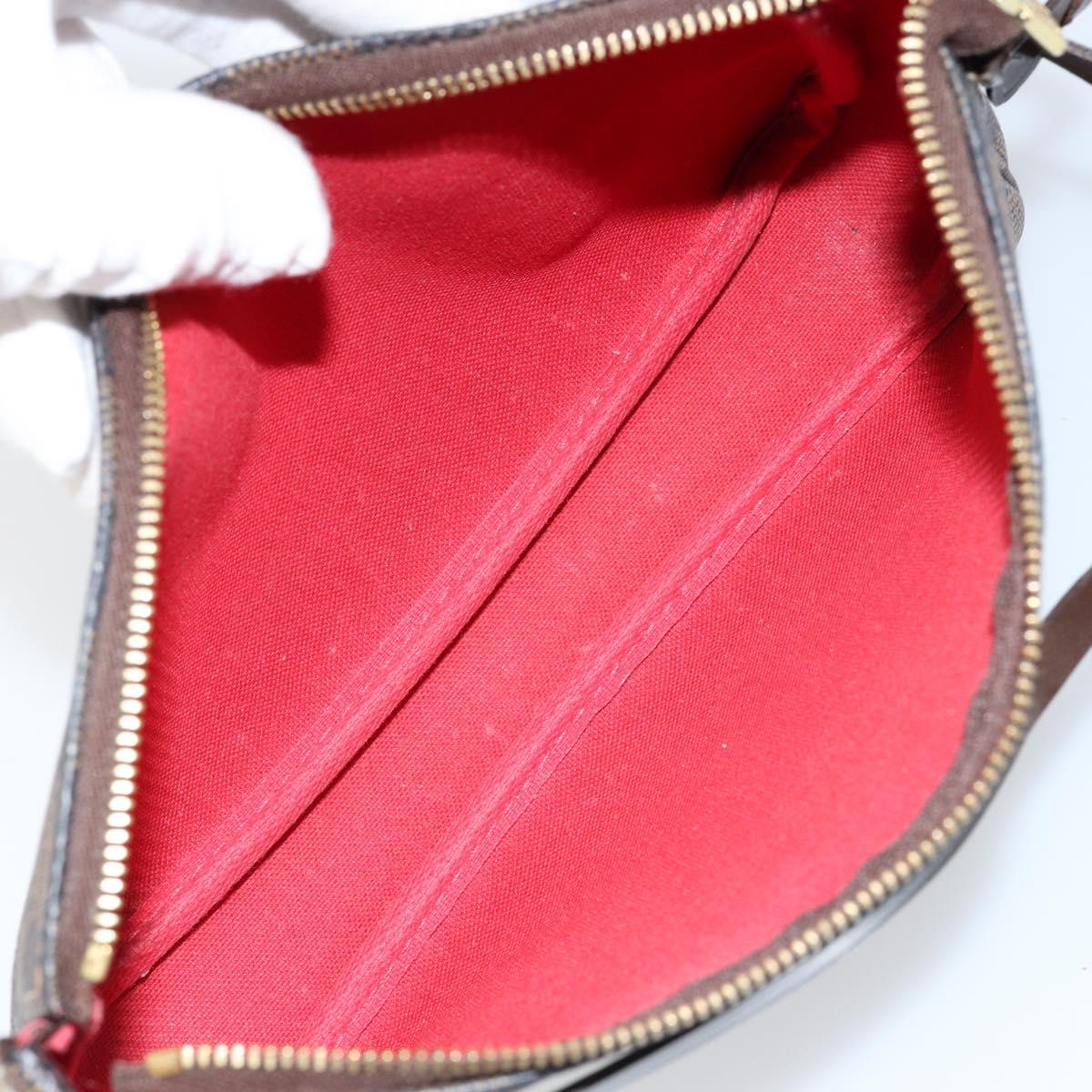 LOUIS VUITTON Damier Ebene Pochette Accessoires Pouch N41206 LV Auth 148145