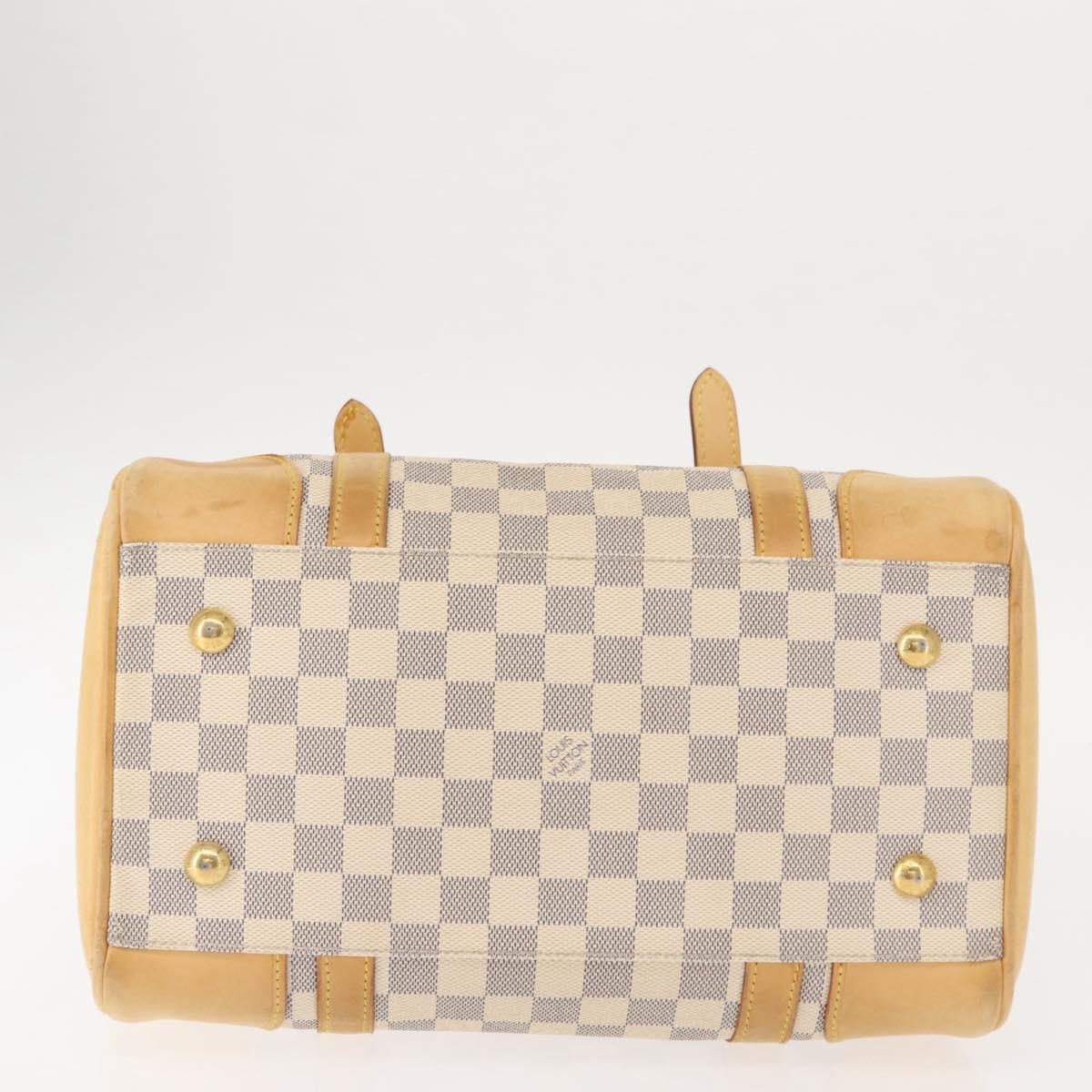 LOUIS VUITTON Damier Azur Berkeley Hand Bag N52001 LV Auth 148149