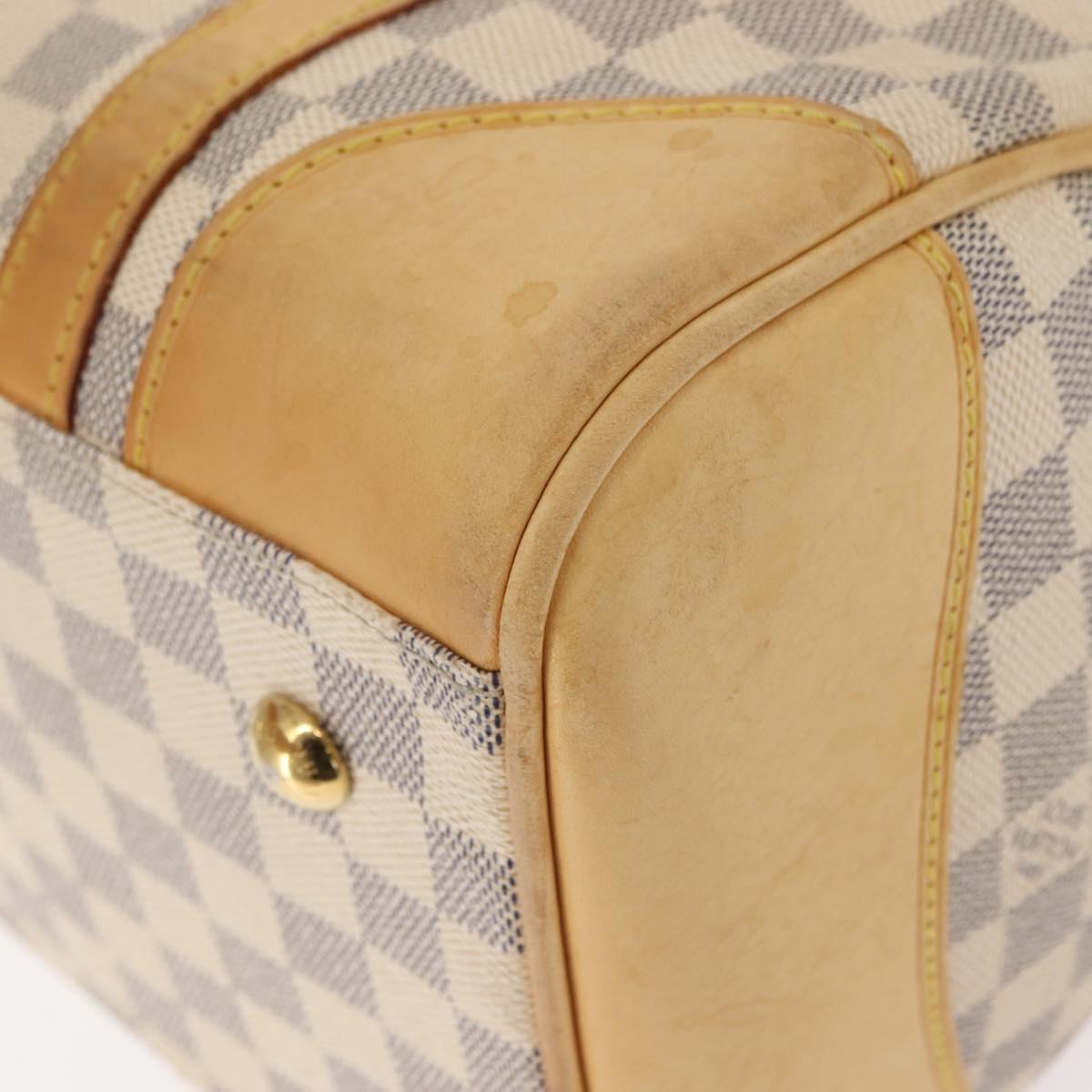 LOUIS VUITTON Damier Azur Berkeley Hand Bag N52001 LV Auth 148149