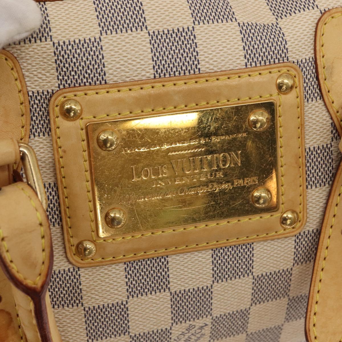 LOUIS VUITTON Damier Azur Berkeley Hand Bag N52001 LV Auth 148149