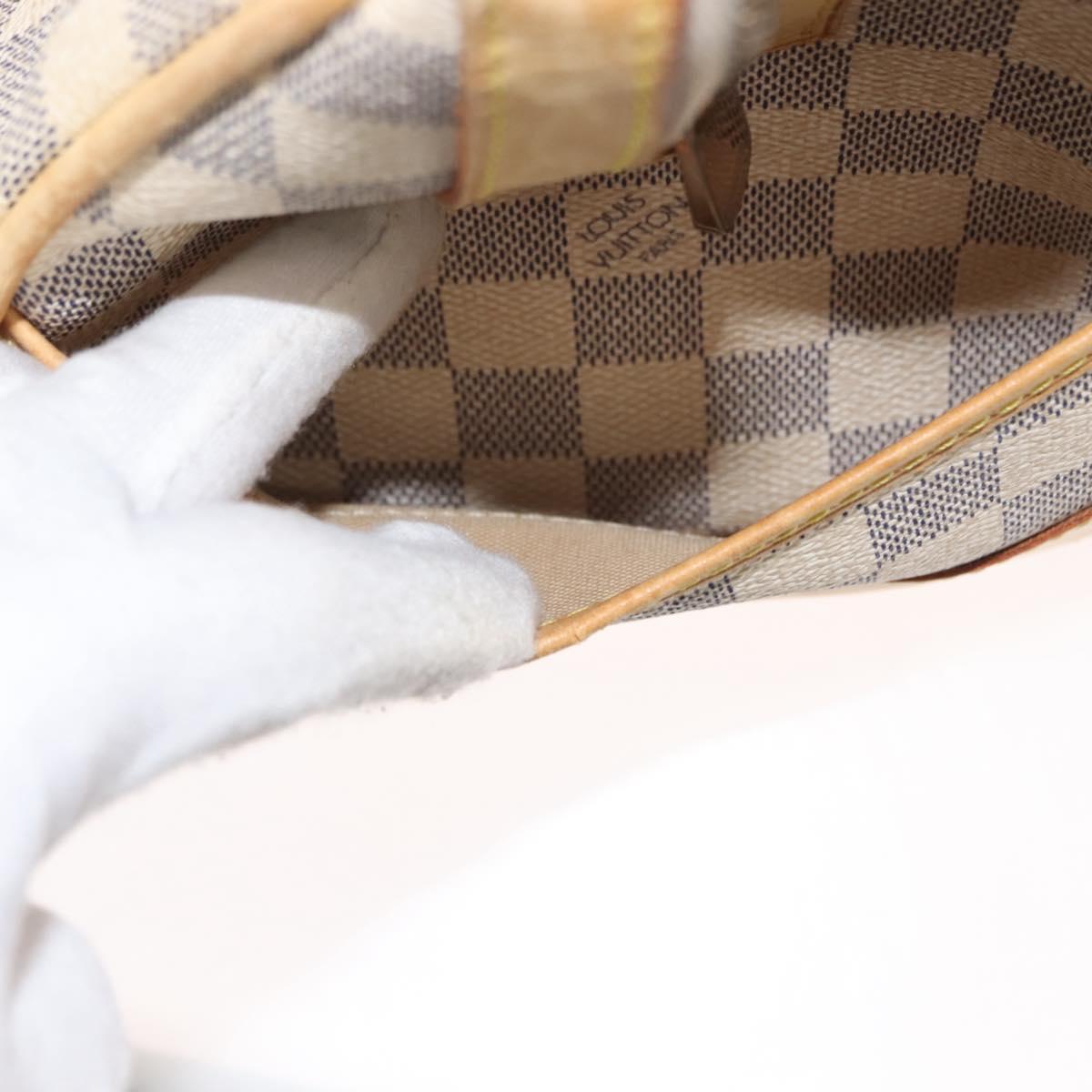 LOUIS VUITTON Damier Azur Berkeley Hand Bag N52001 LV Auth 148149
