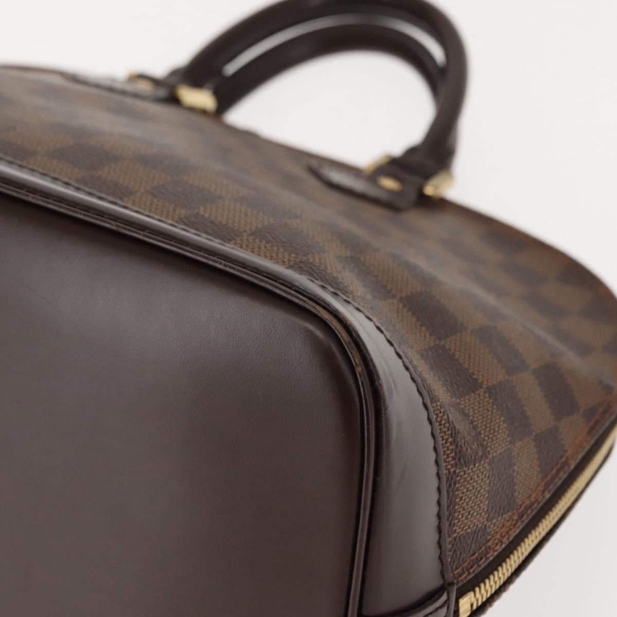 LOUIS VUITTON Damier Ebene Alma Hand Bag N51131 LV Auth 148151