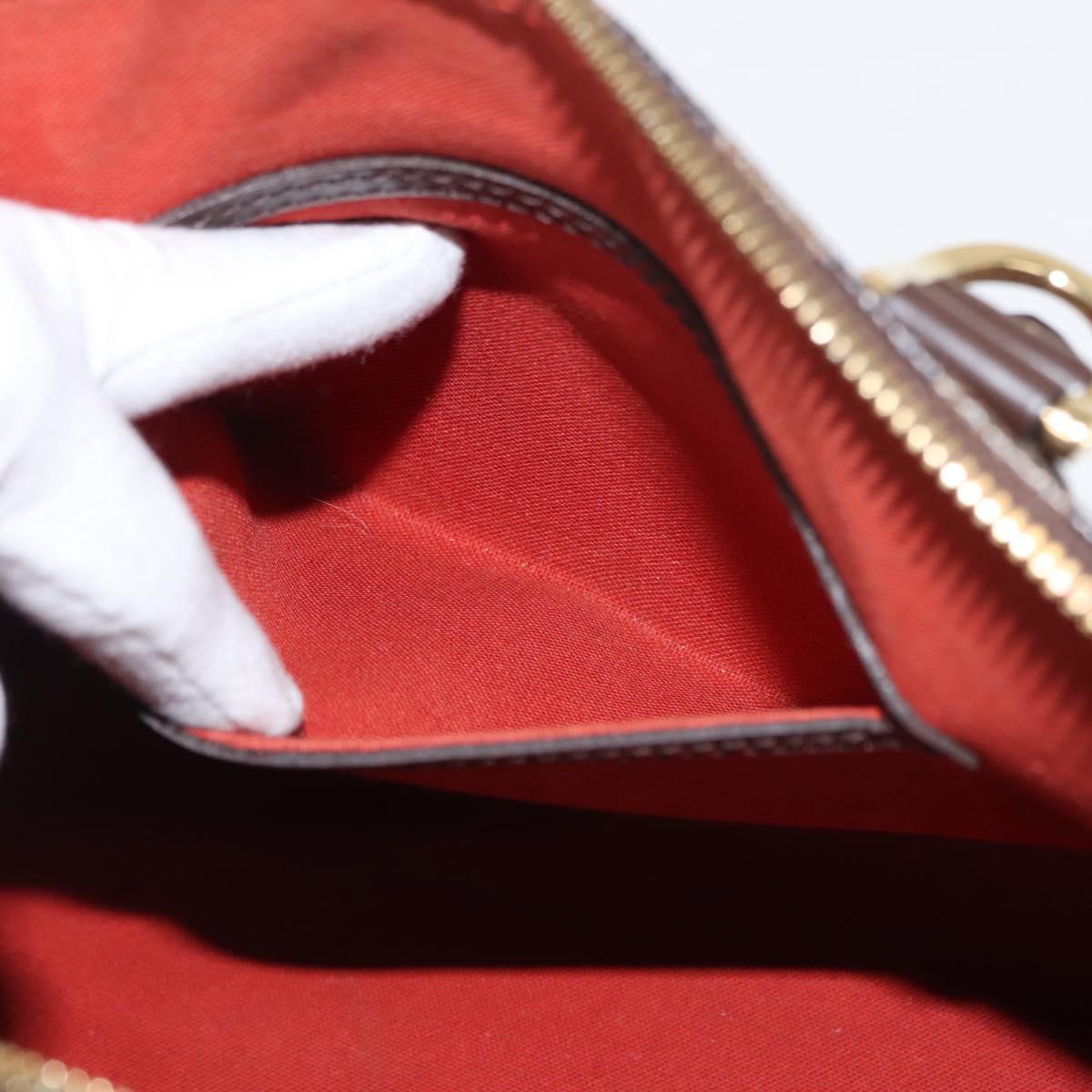 LOUIS VUITTON Damier Ebene Alma Hand Bag N51131 LV Auth 148151