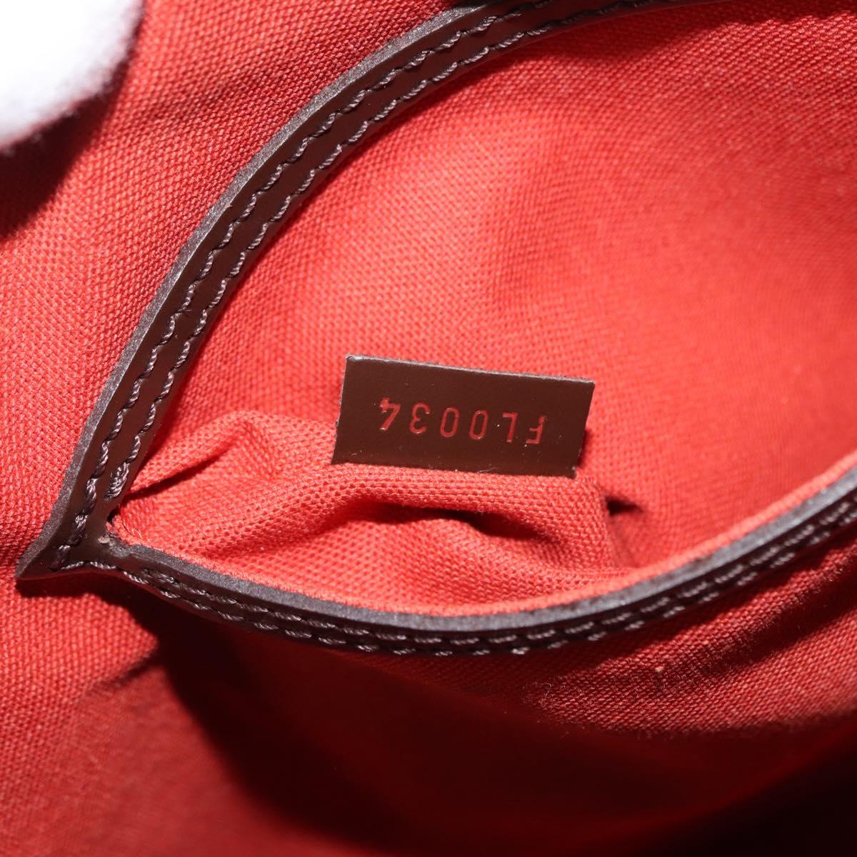 LOUIS VUITTON Damier Ebene Alma Hand Bag N51131 LV Auth 148151