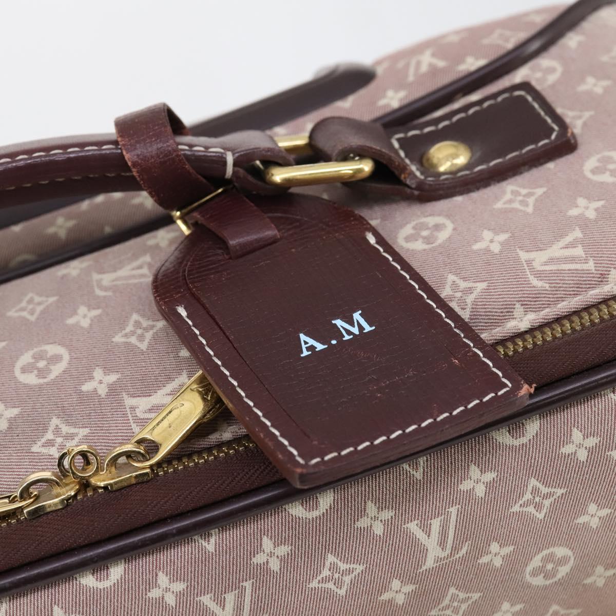 LOUIS VUITTON Monogram Idylle Pegas 55 suitcase Sepia M40481 LV Auth 148152