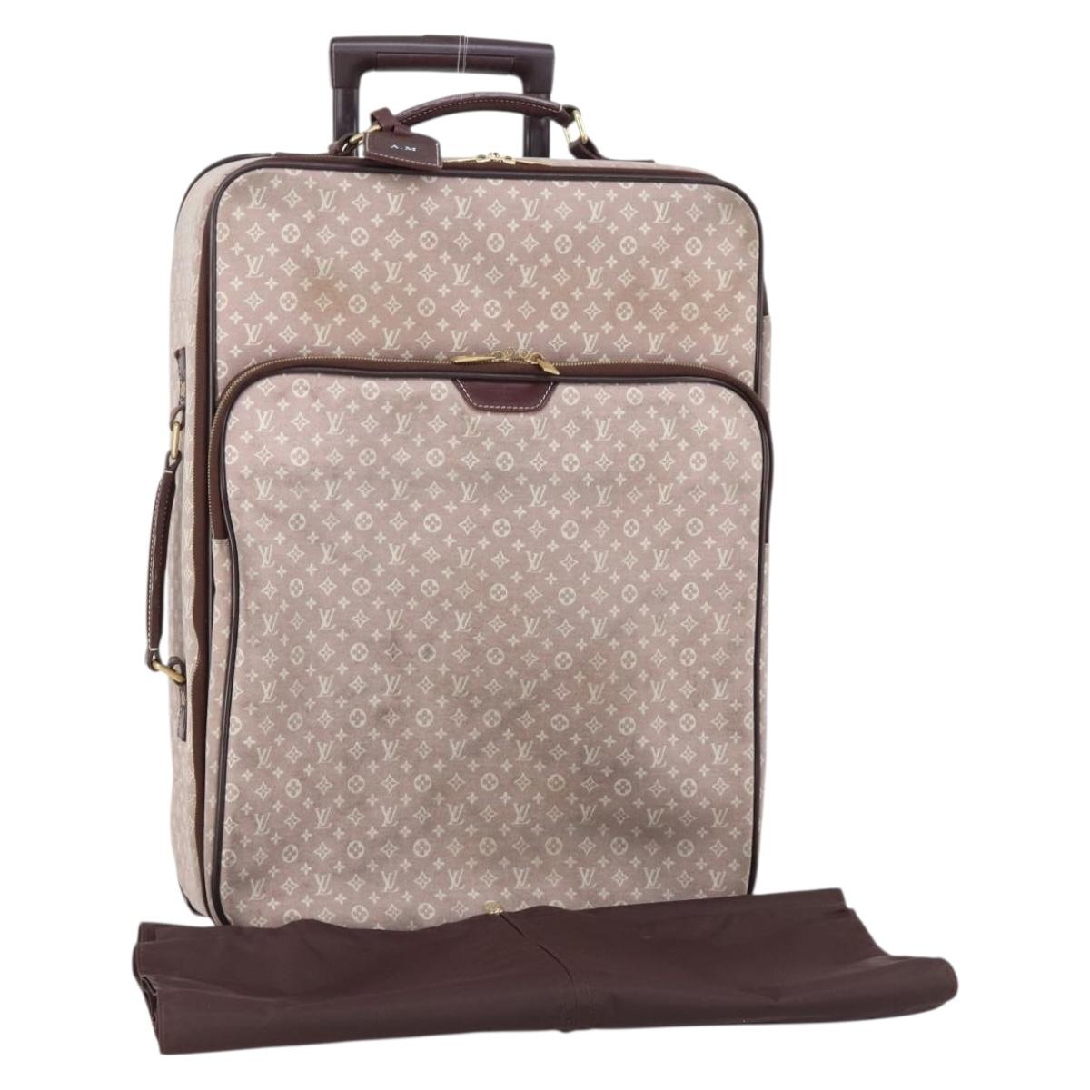 LOUIS VUITTON Monogram Idylle Pegas 55 suitcase Sepia M40481 LV Auth 148152