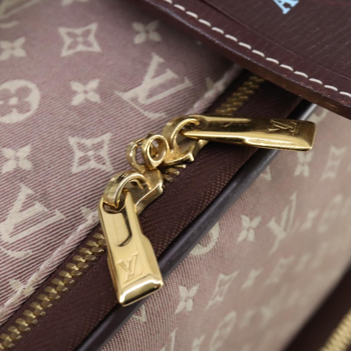 LOUIS VUITTON Monogram Idylle Pegas 55 suitcase Sepia M40481 LV Auth 148152