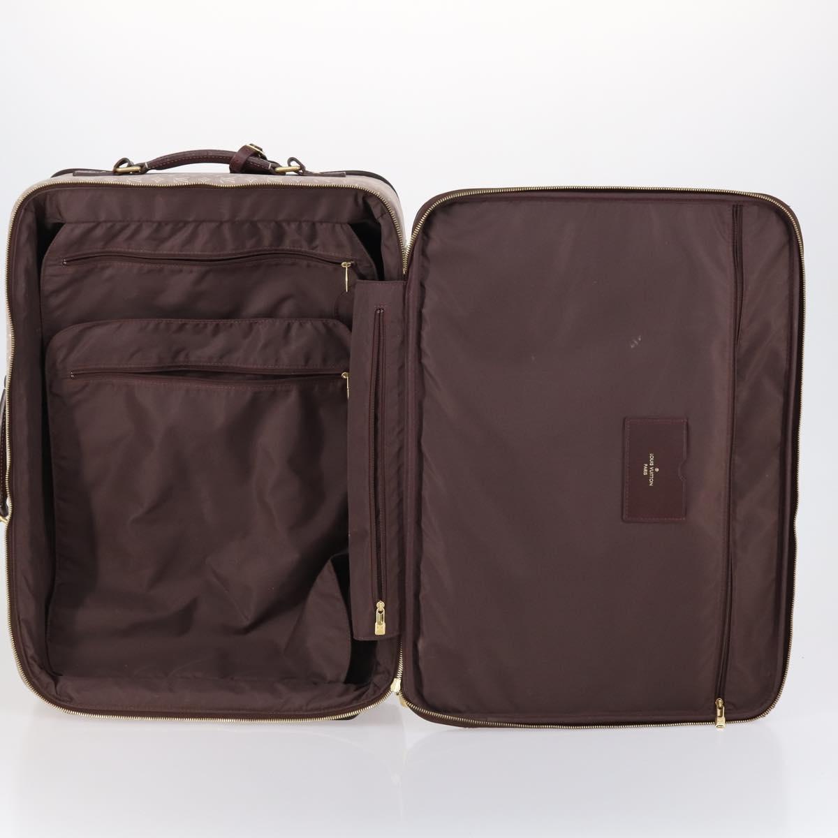 LOUIS VUITTON Monogram Idylle Pegas 55 suitcase Sepia M40481 LV Auth 148152