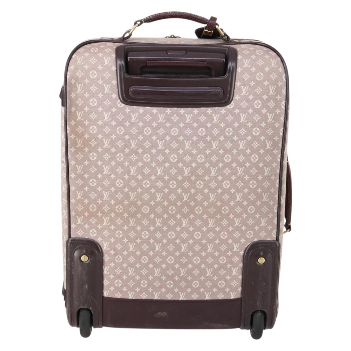 LOUIS VUITTON Monogram Idylle Pegas 55 suitcase Sepia M40481 LV Auth 148152