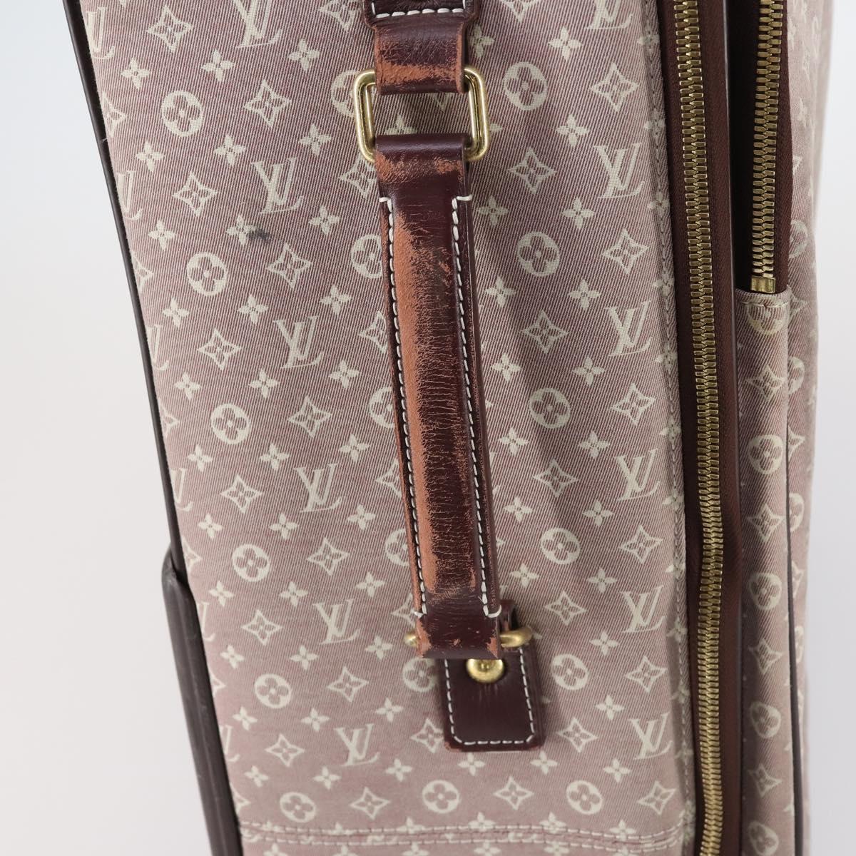 LOUIS VUITTON Monogram Idylle Pegas 55 suitcase Sepia M40481 LV Auth 148152