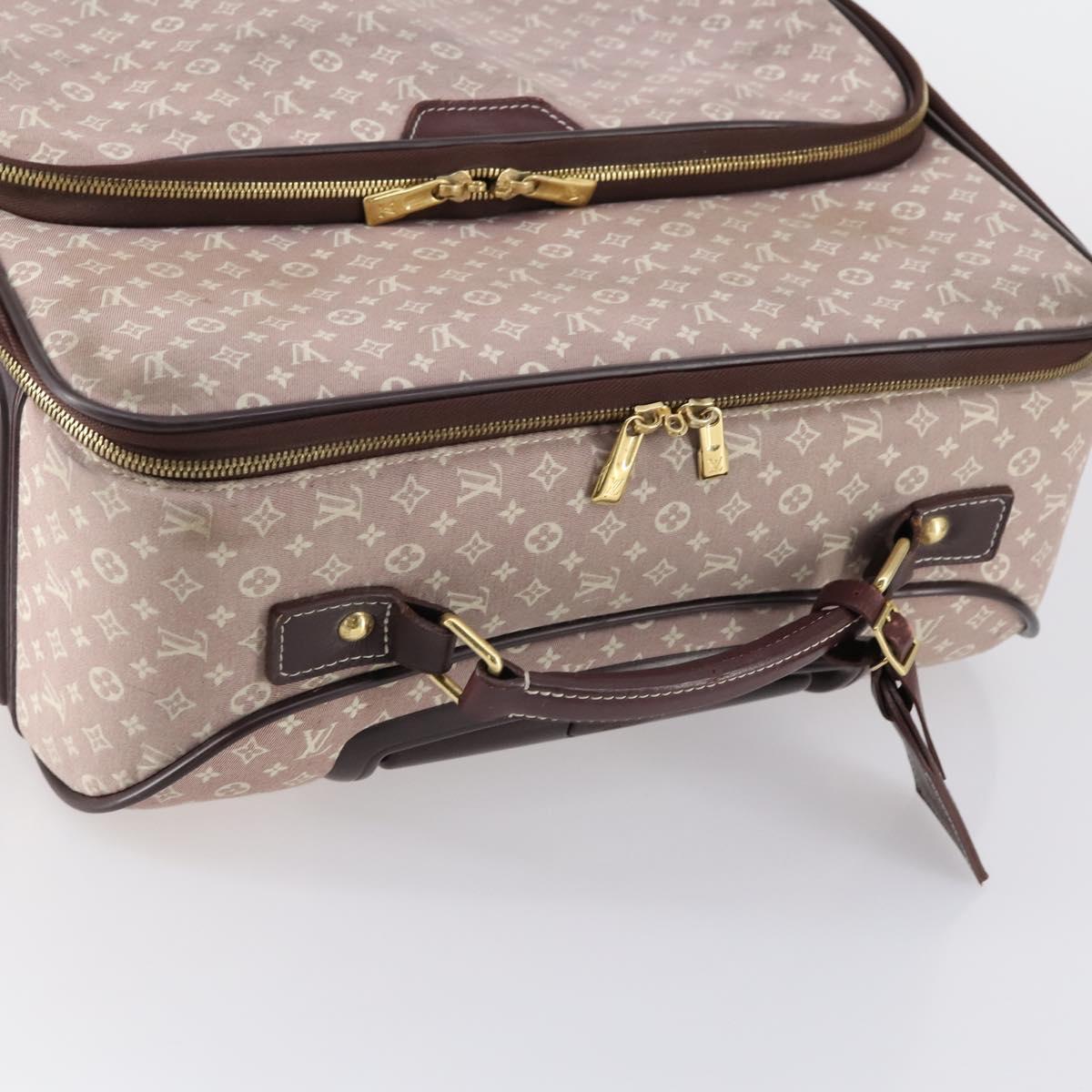 LOUIS VUITTON Monogram Idylle Pegas 55 suitcase Sepia M40481 LV Auth 148152