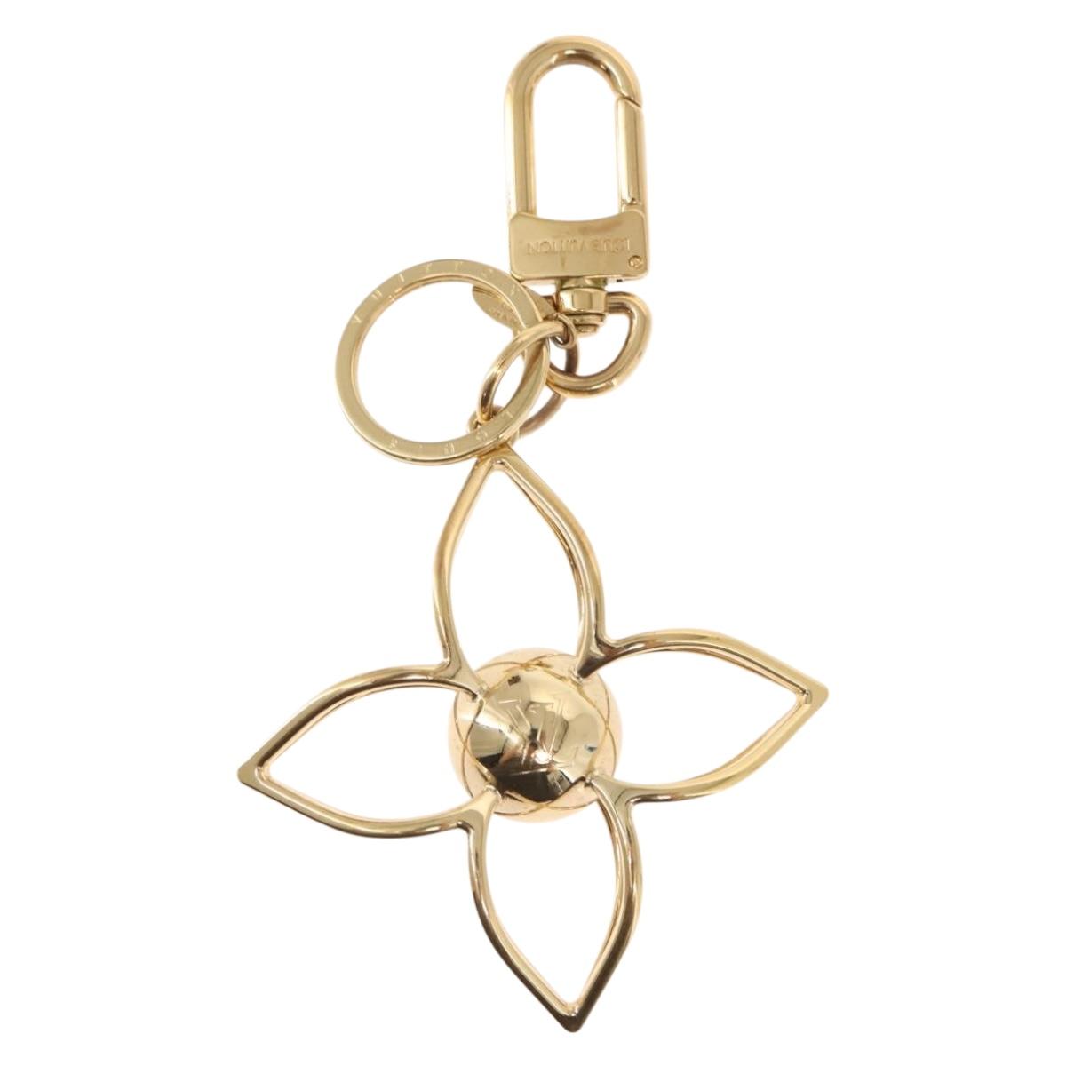LOUIS VUITTON LV Sphere Key Holder metal Gold M61024 LV Auth 148156