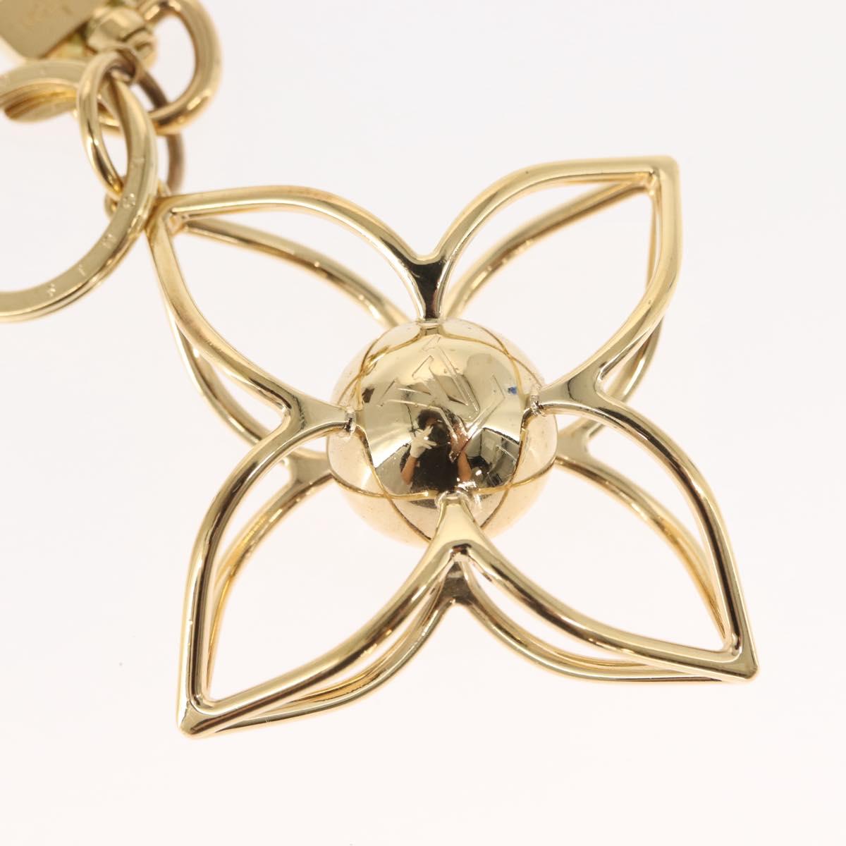 LOUIS VUITTON LV Sphere Key Holder metal Gold M61024 LV Auth 148156