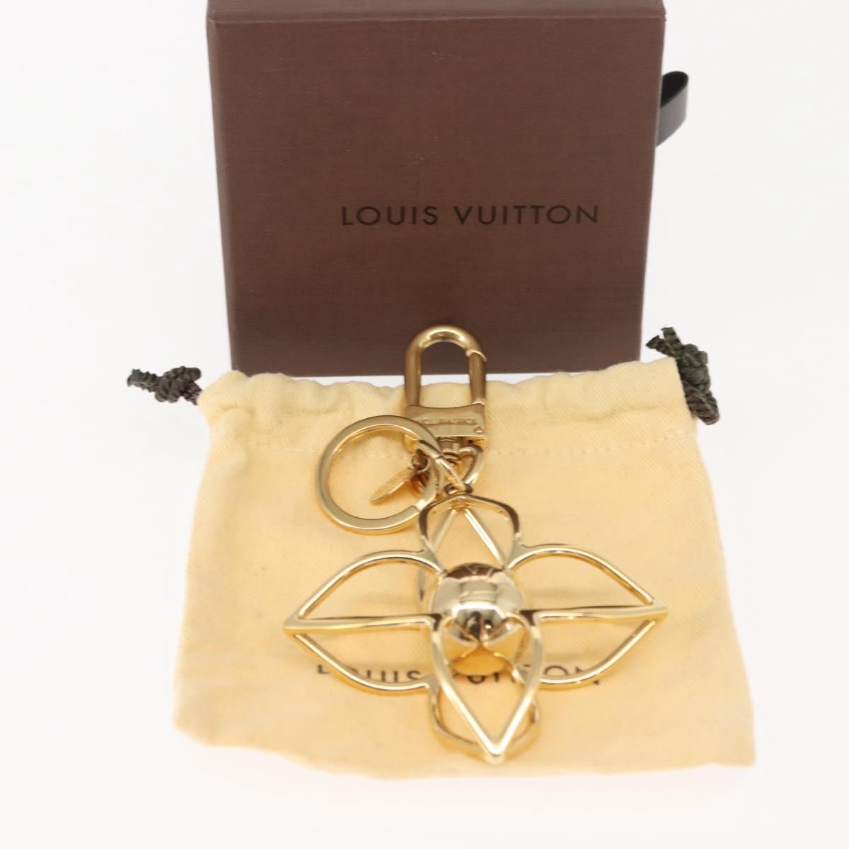 LOUIS VUITTON LV Sphere Key Holder metal Gold M61024 LV Auth 148156