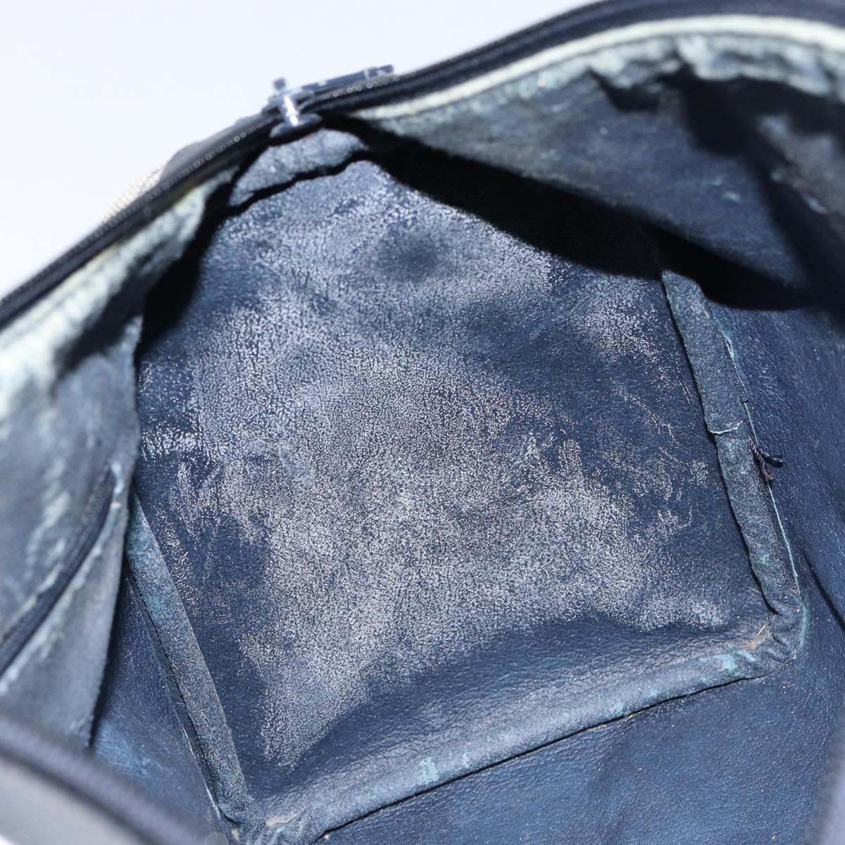 GUCCI GG Supreme Sherry Line Boston Bag PVC Navy Gold Red Auth 148161