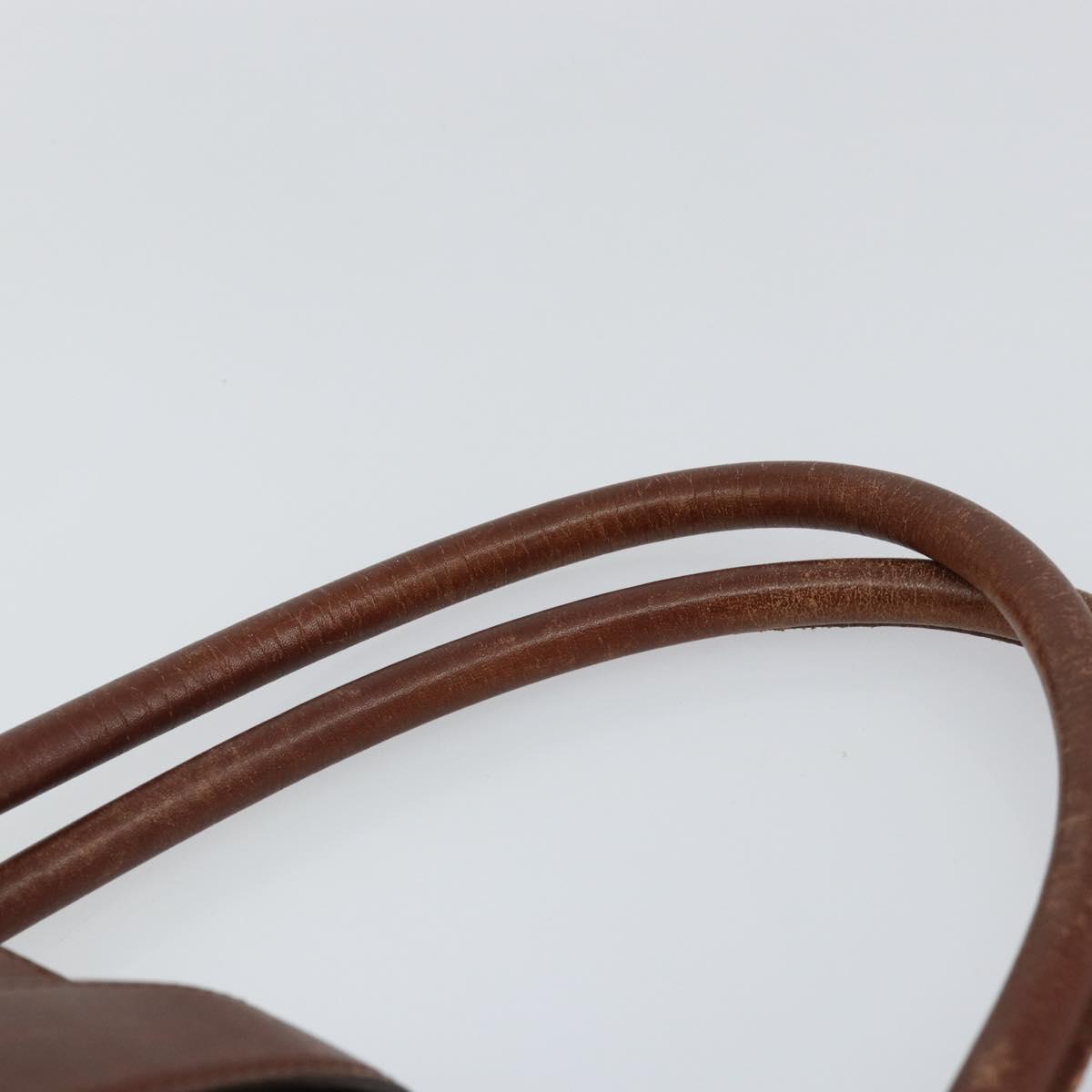 CHANEL Tote Bag Canvas Leather Beige Gold CC Auth 148197