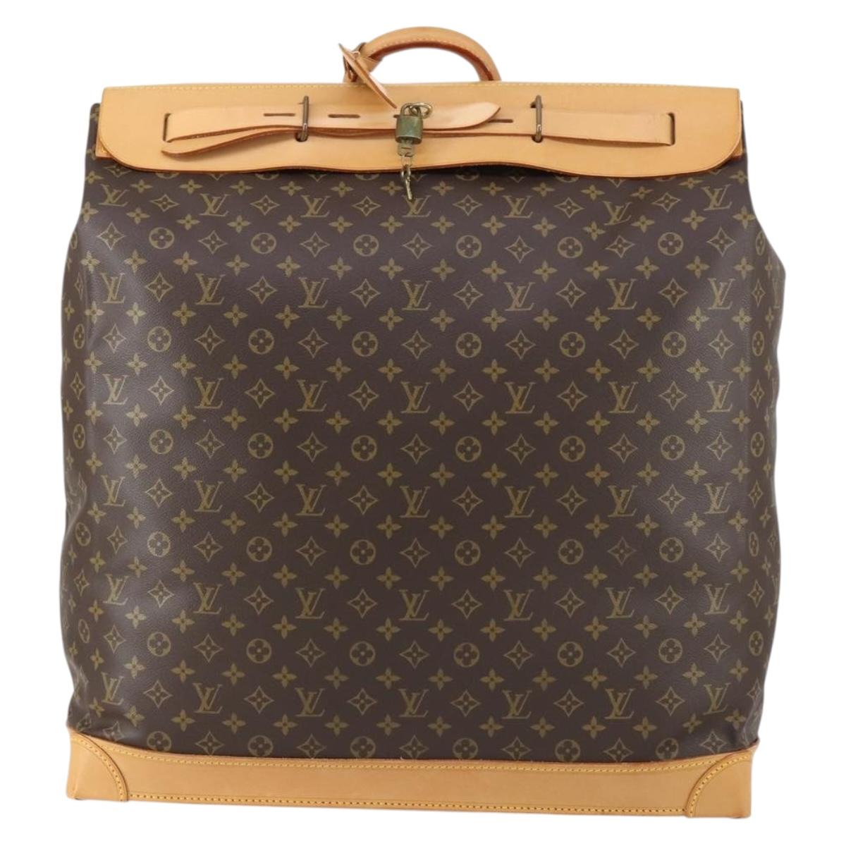 LOUIS VUITTON Monogram Steamer 55 Boston Bag M41124 LV Auth 148205A