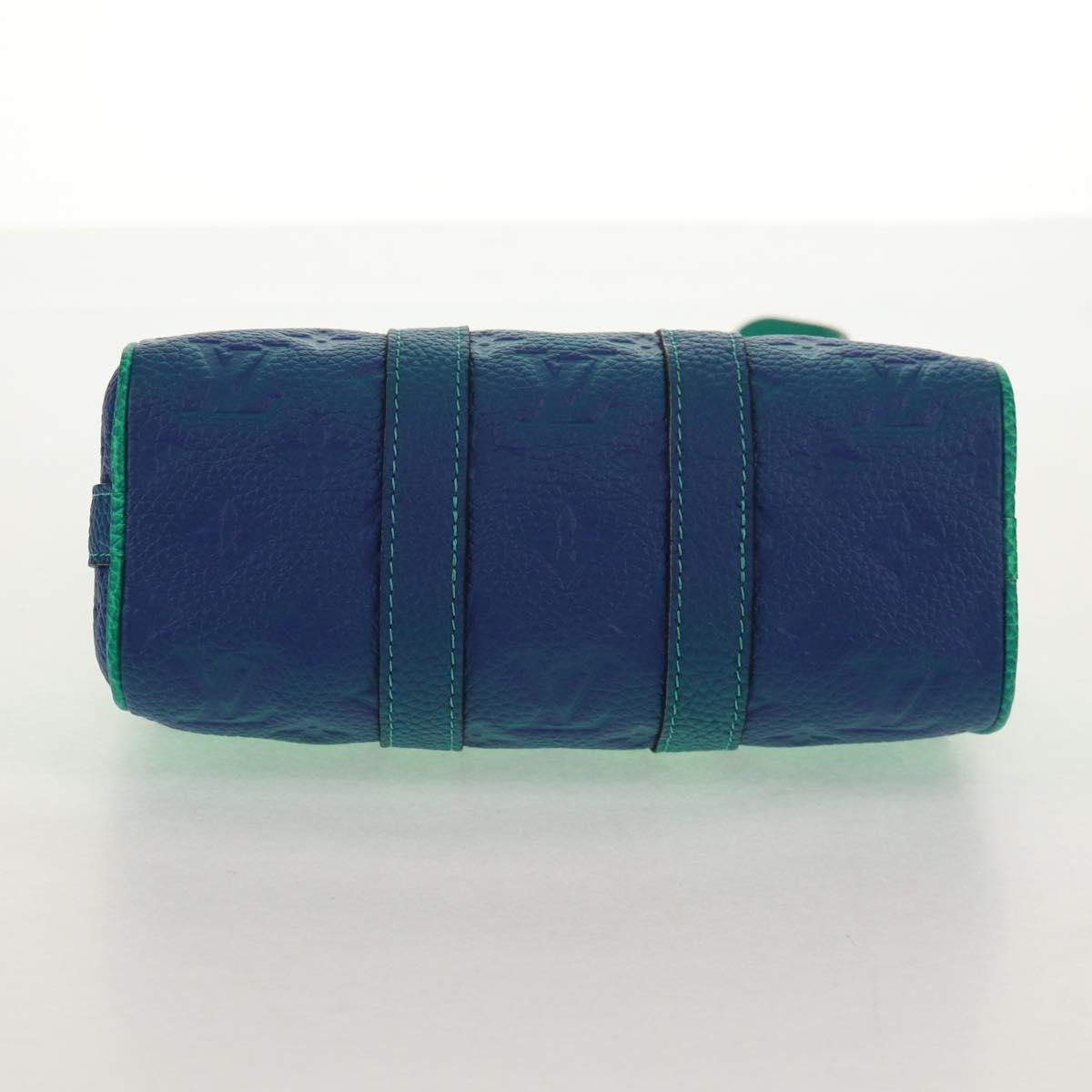 LOUIS VUITTON Monogram Illusion Keepall XS Hand Bag Green M59691 Auth 148207SM