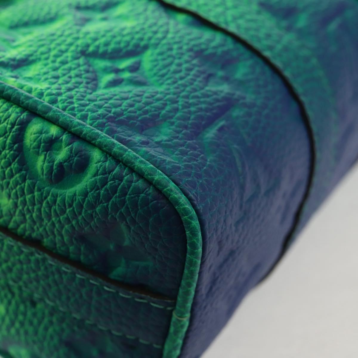 LOUIS VUITTON Monogram Illusion Keepall XS Hand Bag Green M59691 Auth 148207SM