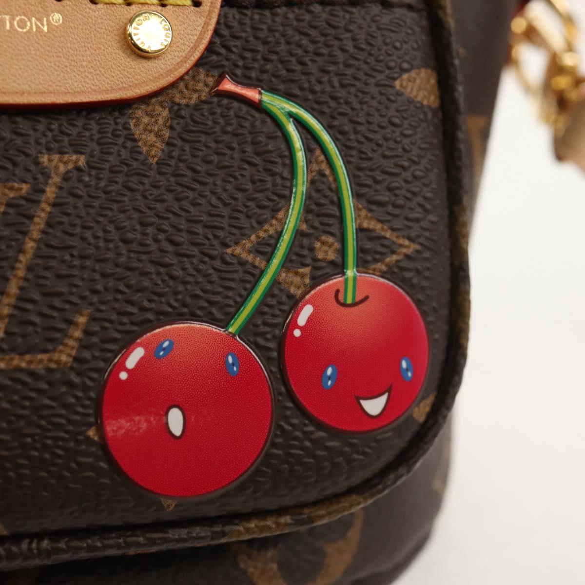 LOUIS VUITTON Monogram Cherry Shoulder Bag M13449 LV Auth 148208SM