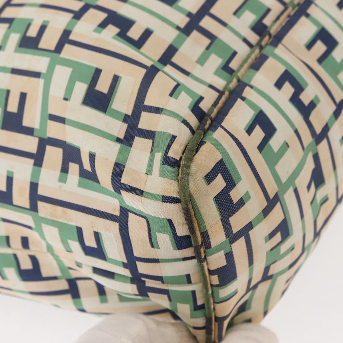 FENDI Zucca Canvas Tote Bag White Auth 148214