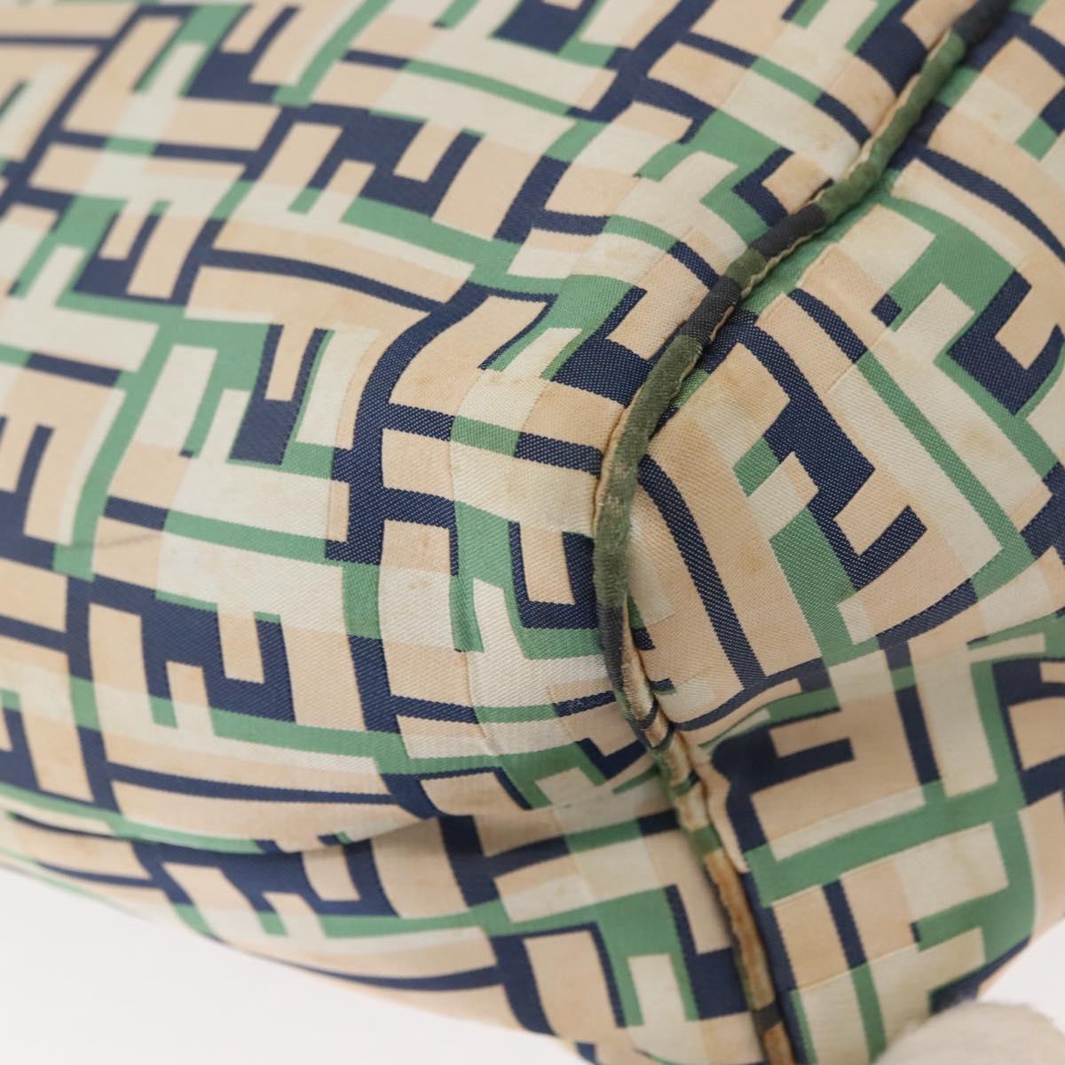 FENDI Zucca Canvas Tote Bag White Auth 148214