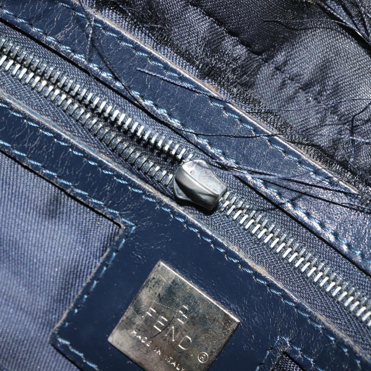 FENDI Zucca Canvas Tote Bag White Auth 148214