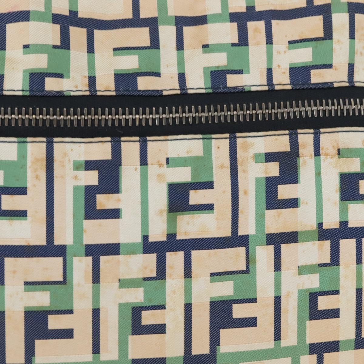 FENDI Zucca Canvas Tote Bag White Auth 148214