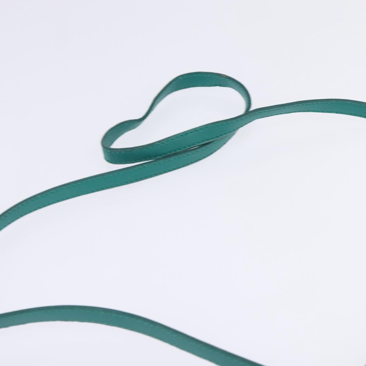 BOTTEGA VENETA INTRECCIATO Bag Leather Turquoise Blue 255549 Auth 148243